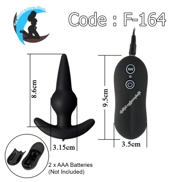 10 Modes Bulb Probe Vibrating Anal Plug (Code : F-164)