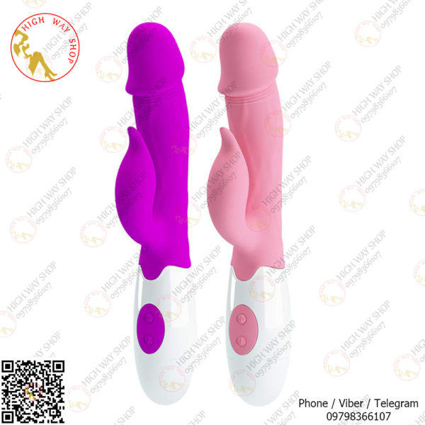 30 Speed Waterproof Rechargeable Dual Rabbit G-spot Vibration (Code : F-224) - Image 9