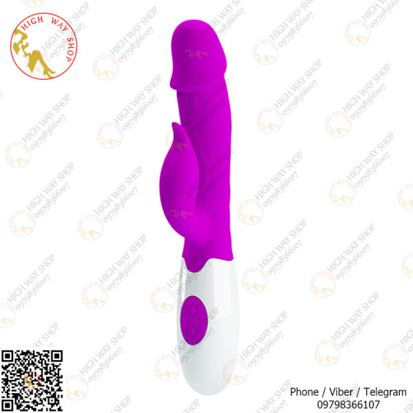 30 Speed Waterproof Rechargeable Dual Rabbit G-spot Vibration (Code : F-224) - Image 12