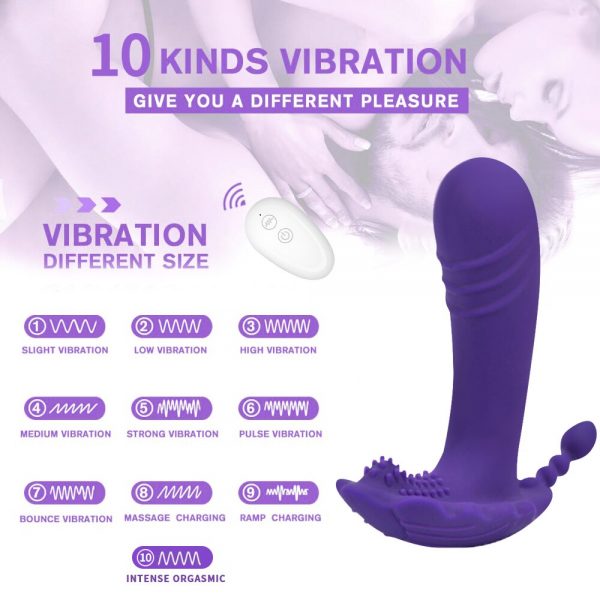 SEXSOHO Waterproof Wireless Remote Control USB Rechargeable G-spot Vibrator (Code : F-281) - Image 5