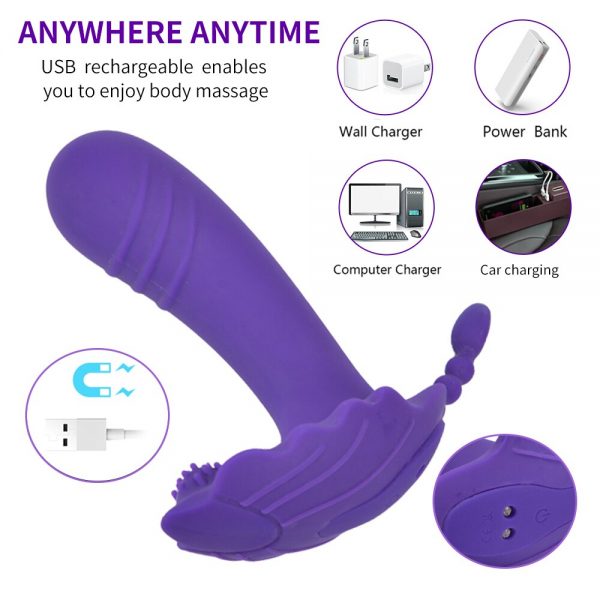 SEXSOHO Waterproof Wireless Remote Control USB Rechargeable G-spot Vibrator (Code : F-281) - Image 6