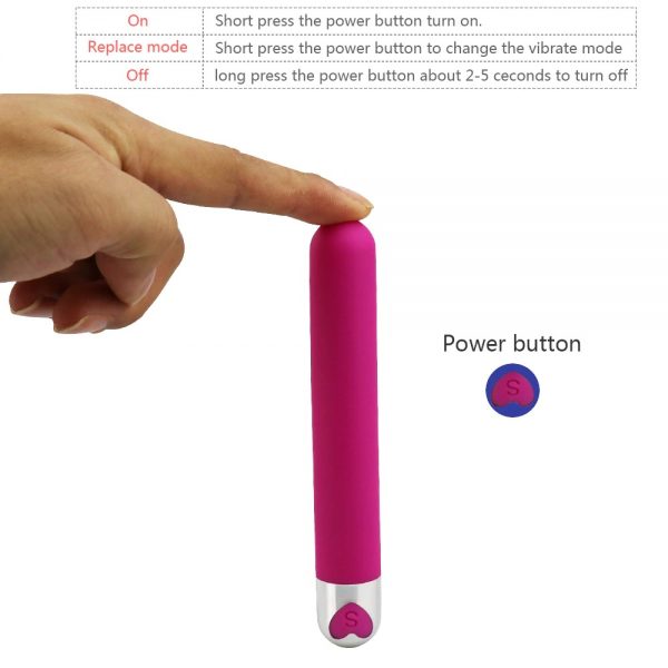 10 Speed USB Rechargeable Bullet Vibrator (Code : F-312) - Image 7