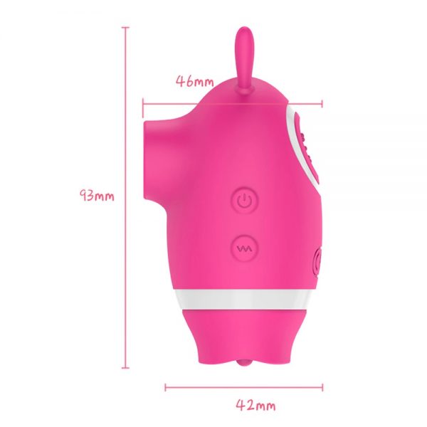 Rechargeable Cute Deer 3 in 1 Sucking Licking and Vibrating (Code : F-342) - Image 11