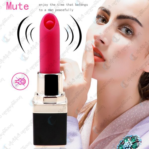 Silicone Tongue Licking Lipstick Vibration (Code : F-380) - Image 10