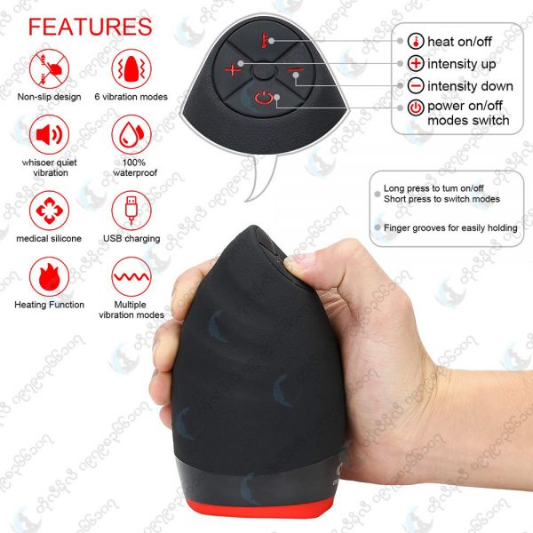 OTOUCH Heating suck Silicone Oral Vibrator Sex Cup (Code : M-152) - Image 11