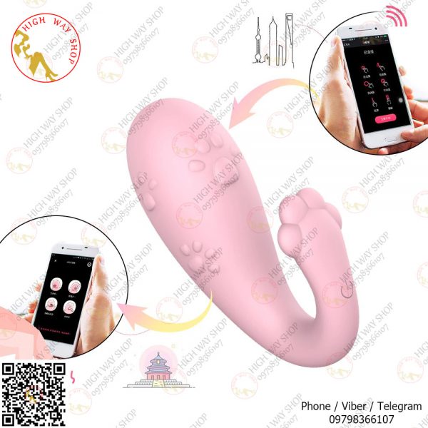 LIBO Long Distance Wireless APP Bluetooth Remote Control Vibrator (Code : F-137) - Image 2