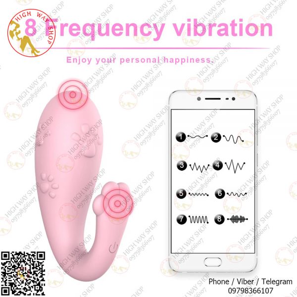 LIBO Long Distance Wireless APP Bluetooth Remote Control Vibrator (Code : F-137) - Image 3