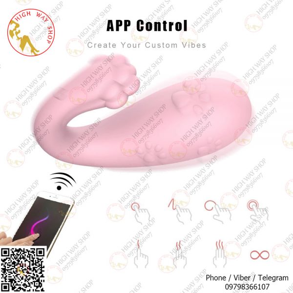 LIBO Long Distance Wireless APP Bluetooth Remote Control Vibrator (Code : F-137) - Image 5