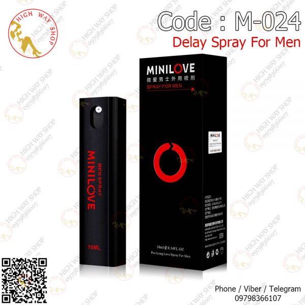 Mini Love Spray အမျိုးသားသုံးသုတ်လွှတ်ထိန်းဖြန်းဆေး 10ML (Code : M-024)